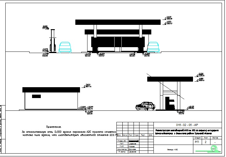 Проект заправки азс чертежи