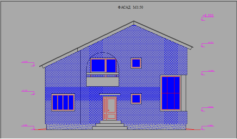 Autocad проект дома